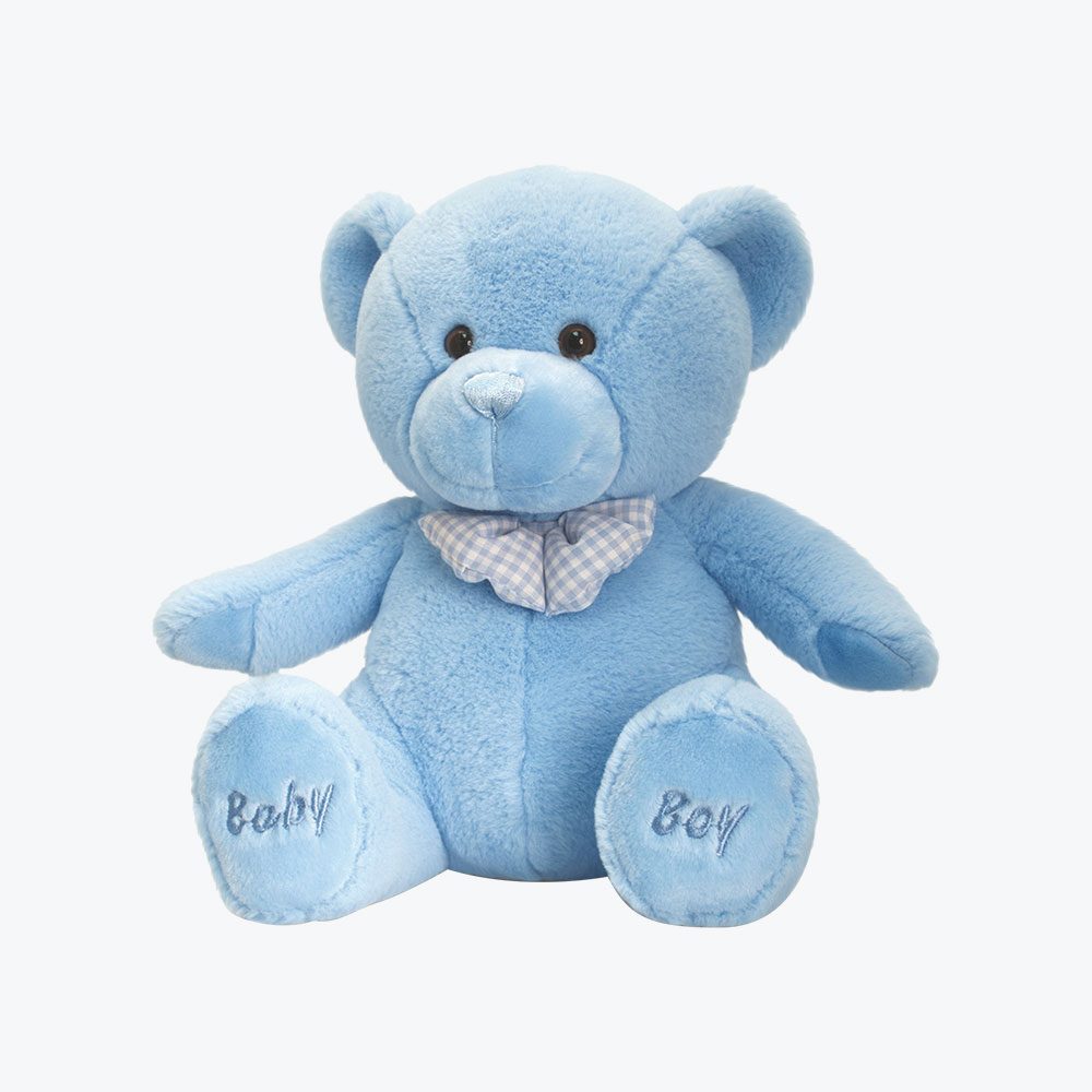 Cuddly Blue Teddy Bear